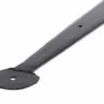 Black 22" Penny End T Hinge (pair) 2