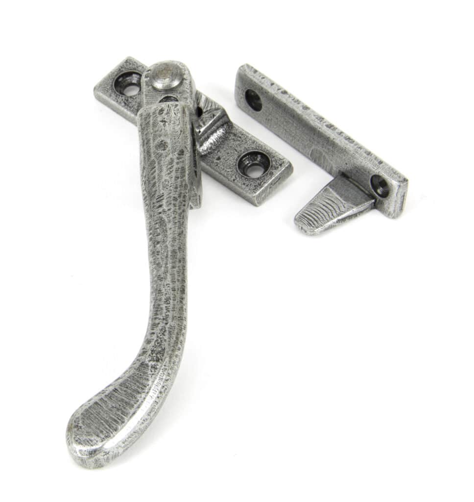 Pewter Night-Vent Locking Peardrop Fastener - LH 1