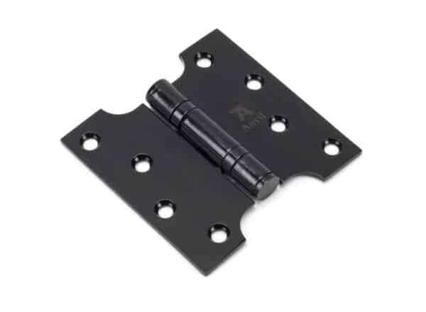 Black 4" x 2" x 4"Parliament Hinge (pair) ss 1