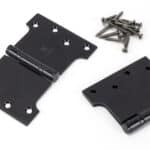 Black 4" x 4" x 6" Parliament Hinge (pair) ss 2