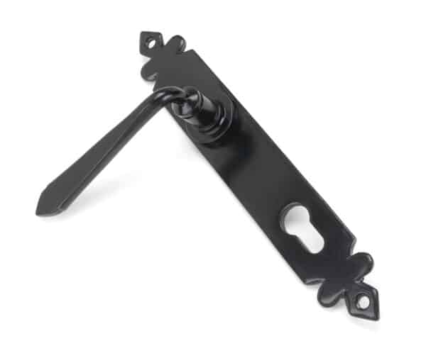 Black Cromwell Lever Espag. Lock Set 2