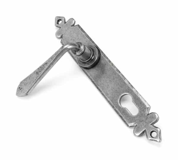 Pewter Cromwell Lever Espag. Lock Set 2