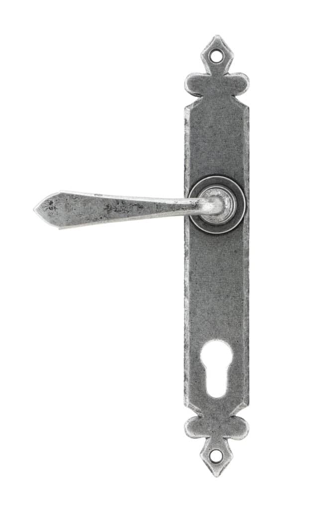 Pewter Cromwell Lever Espag. Lock Set 1