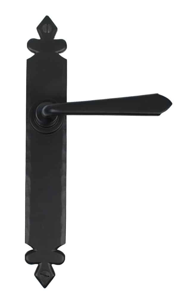 Black Cromwell Lever Latch Set 1