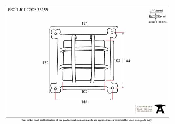 Black Raised Door Grill 2