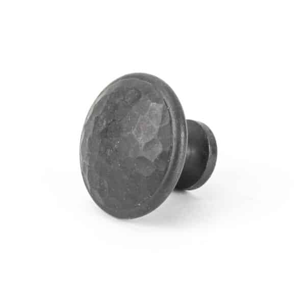 Beeswax Hammered Cabinet Knob - Large 2