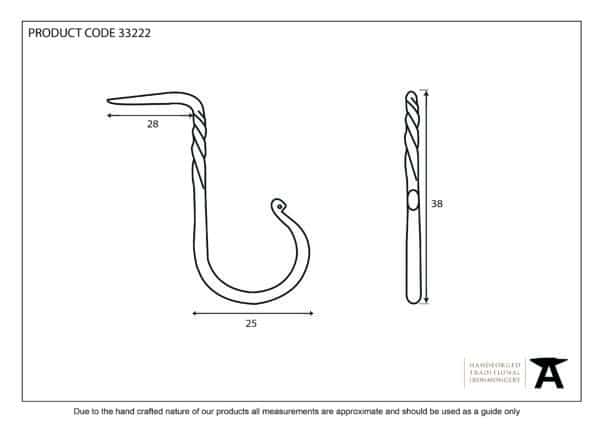 Beeswax Cup Hook - Small 2