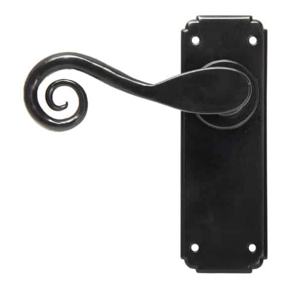 Black Monkeytail Lever Latch Set 2