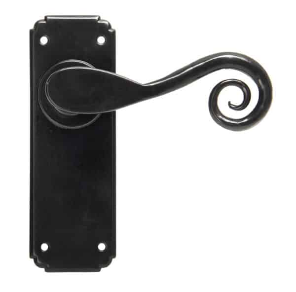 Black Monkeytail Lever Latch Set 1