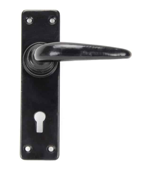 Black Smooth Lever Lock Set 2