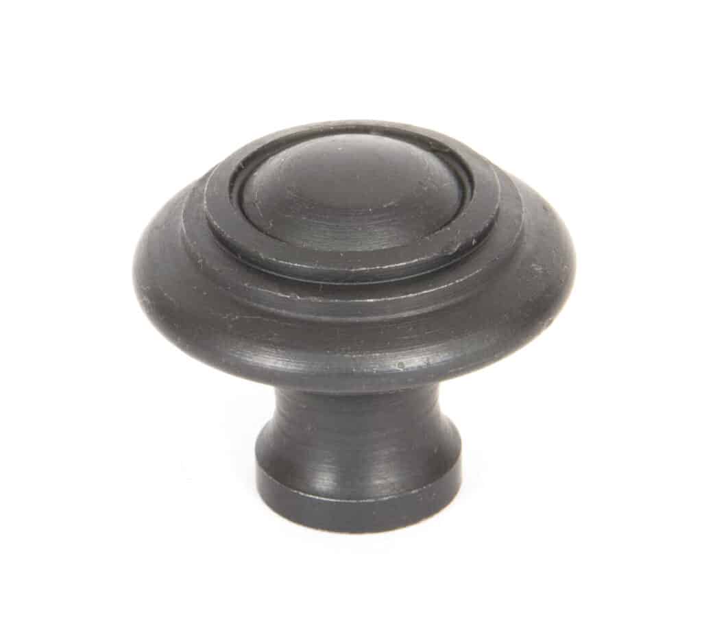 Beeswax Ringed Cabinet Knob - Small 1