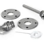 Pewter Round Bathroom Thumbturn 2