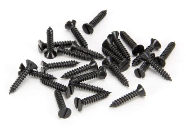 Black 6 x 3/4" Round Head Screws (25) 1