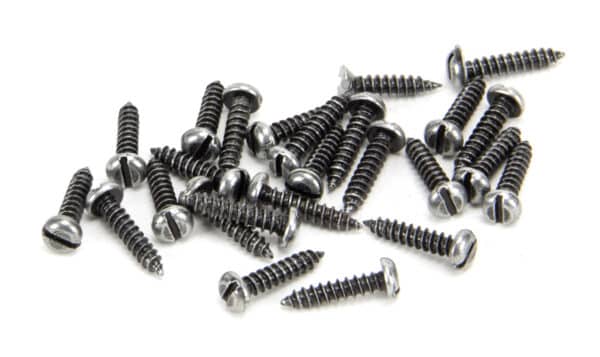 Black 6 x 1" Countersunk Screws (25) 1