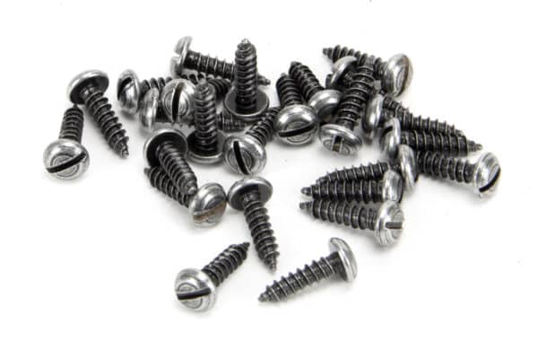 Pewter 6 x 1" Countersunk Screws (25) 1