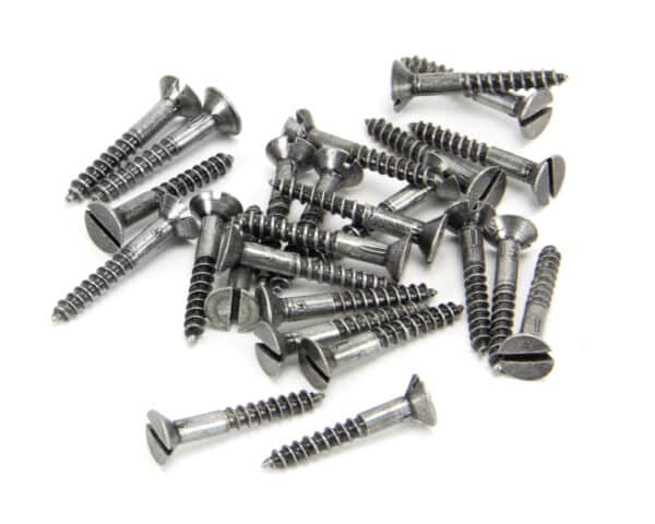 Pewter 6 x 3/4" Countersunk Screws (25) 1