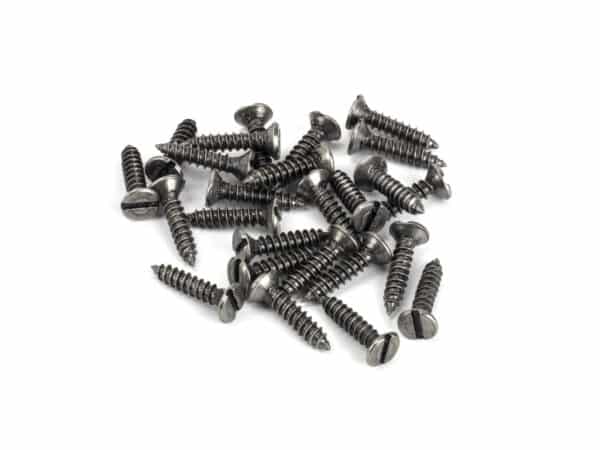 Pewter 8 x 3/4" Round Head Screws (25) 1