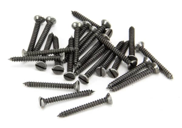 Pewter M5 x 40mm Male Screws (2) 1