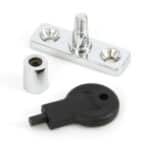 Polished Chrome Locking Stay Pin 1