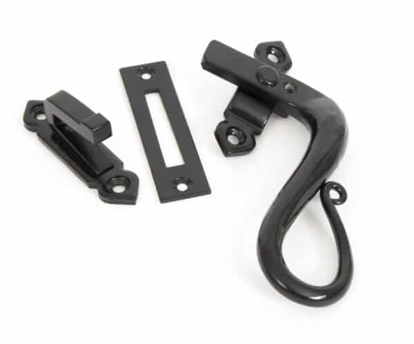 Black Locking Shepherd's Crook Fastener - RH 1