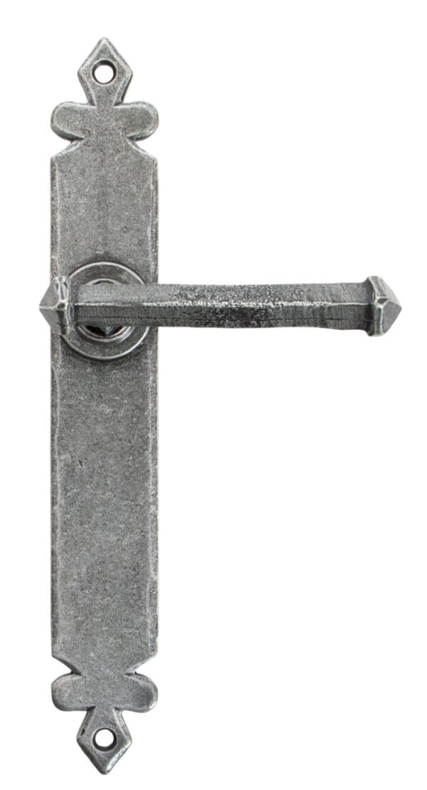 Pewter Tudor Lever Latch Set 1