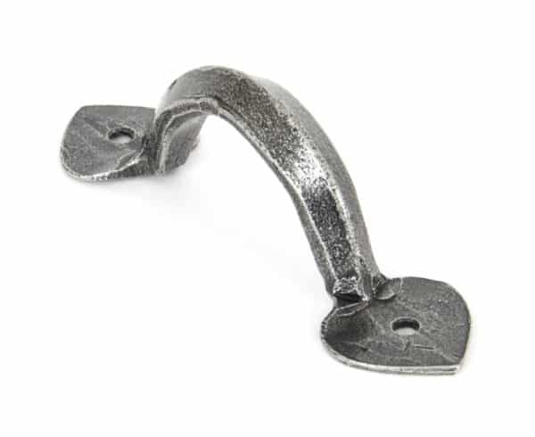 Pewter 4" Gothic D Handle 1