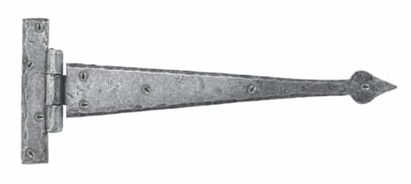 Pewter 12" Arrow Head T Hinge (pair) 1