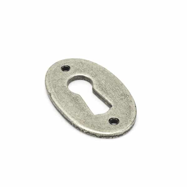 Pewter Oval Escutcheon 1