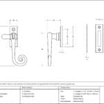 Pewter Monkeytail Fastener 2