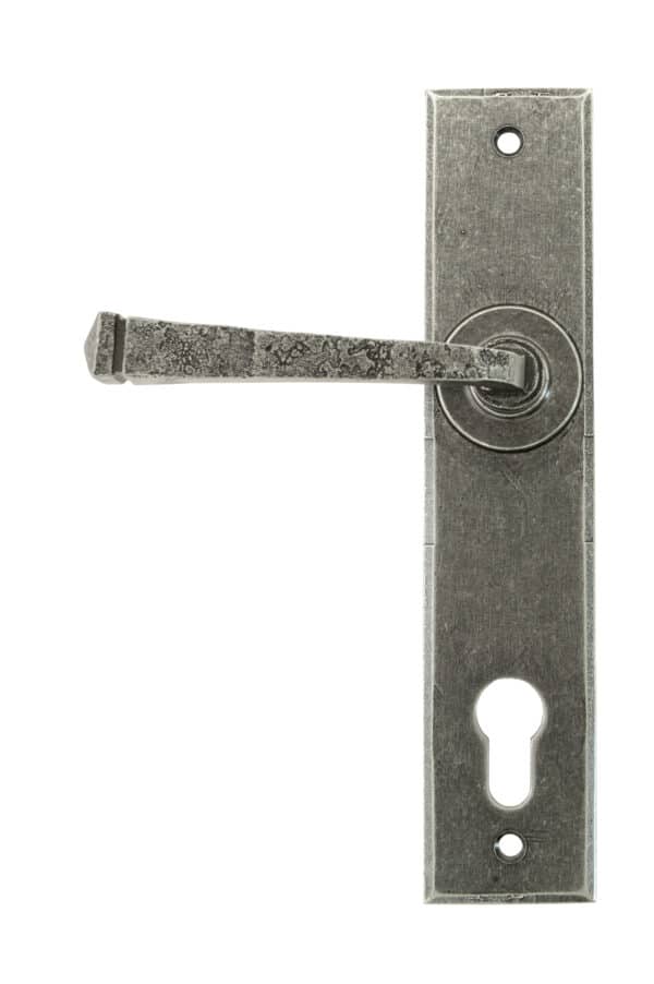 Pewter Avon Lever Espag. Lock Set 1