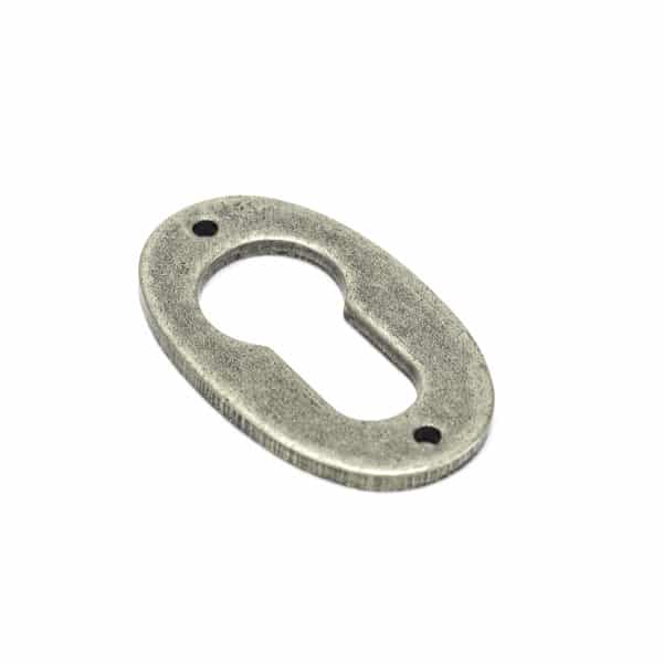 Pewter Oval Euro Escutcheon 1