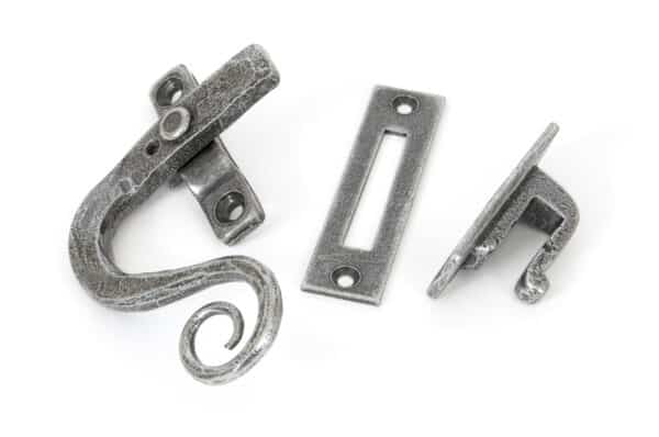 Pewter Locking Monkeytail Fastener - LH 1