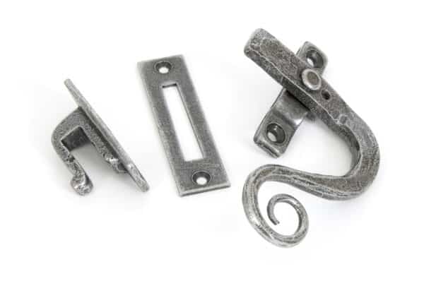 Pewter Locking Monkeytail Fastener - RH 1