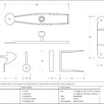 Pewter Latch Set 2
