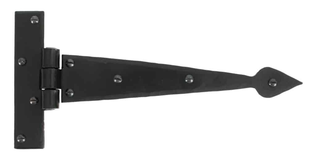 Black 9" Arrow Head T Hinge (pair) 1