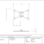 Black 3" Butterfly Hinge (pair) 3