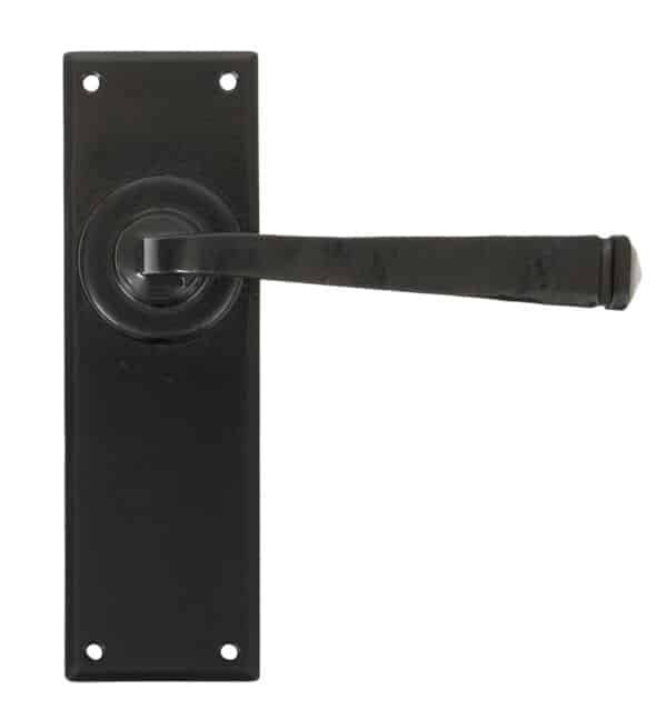 Black Avon Lever Latch Set 1