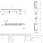 Black 4" Universal Knob Bolt 2
