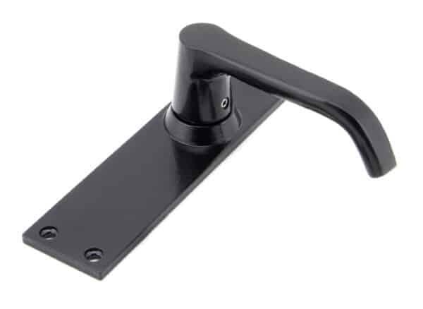 Black Deluxe Lever Latch Set 2