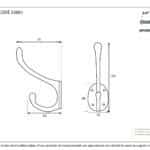 Black Celtic Hat & Coat Hook 2