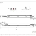 Black 8" Shepherd's Crook Stay 2