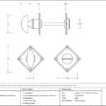 Black Diamond Bathroom Thumbturn 2