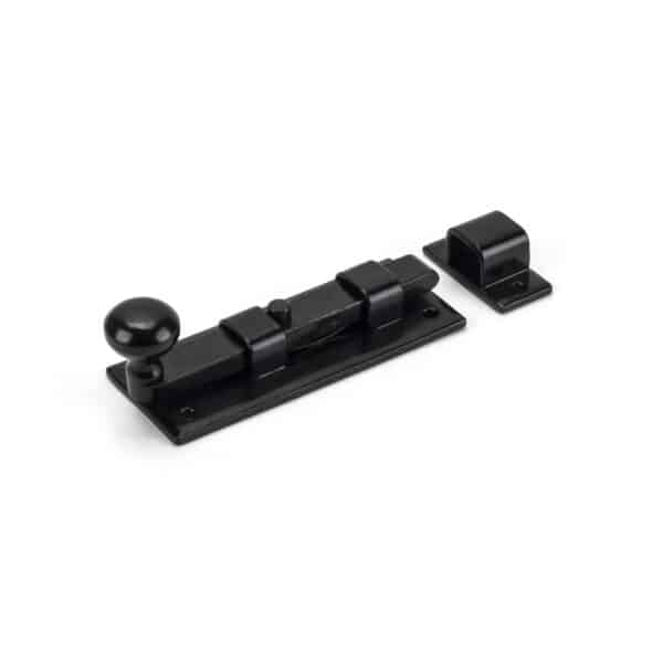 Black 4" Straight Knob Bolt 1