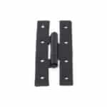 Black 3Ã‚Â¼" H Hinge (pair) 2