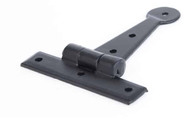 Black 4" Penny End T Hinge (pair) 2