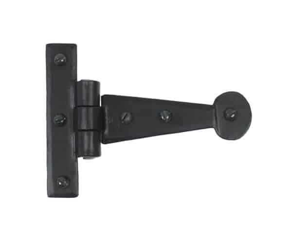 Black 4" Penny End T Hinge (pair) 1