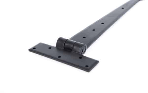 Black 12" Penny End T Hinge (pair) 2