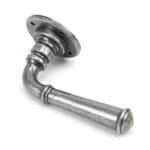 Pewter Regency Lever on Rose Set 2