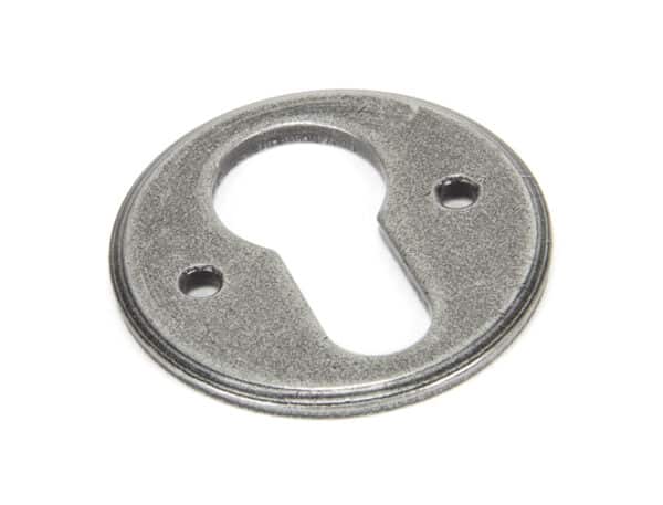 Pewter Regency Euro Escutcheon 1