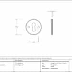 Pewter Regency Escutcheon 2
